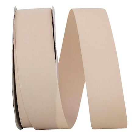 Reliant Ribbon Reliant Ribbon 4144-073-09K 10.5 in. 50 Yards Soliterra Taffeta Ribbon; Tan 4144-073-09K
